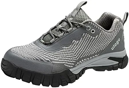 ulogu hiking shoes for men waterproof lightweight non slip comfortable breathable work walking trekking trails rain outdoor ankle boots impermeable antideslizantes zapatos de senderismo para hombre